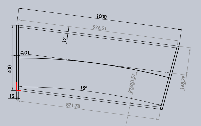 Kurva 15 grader längd 1000 mm endast kurva.png